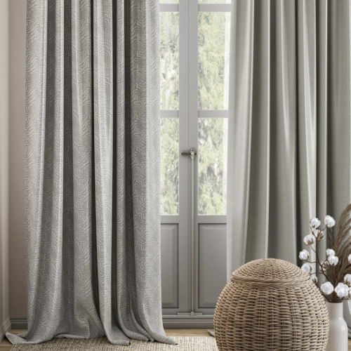 Cairo lustrous textured jacquard curtains